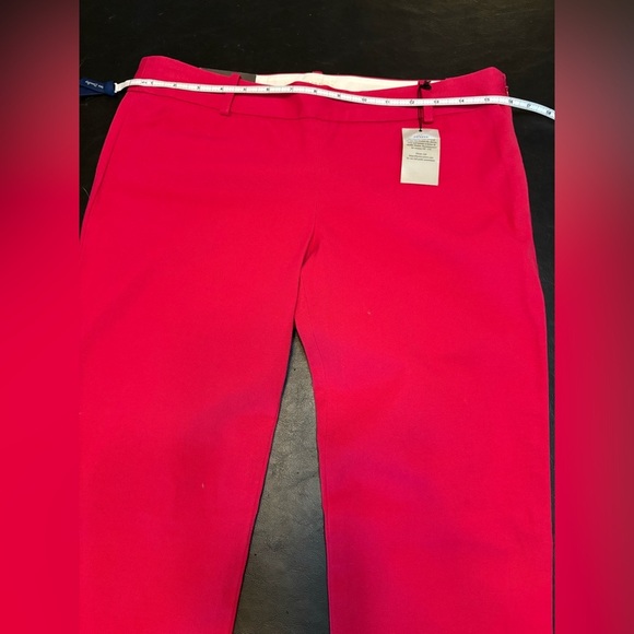 J. Crew Stretch Winnie Pant City Fit Pink Straight Leg Pants size 8P NWT - Picture 9 of 16